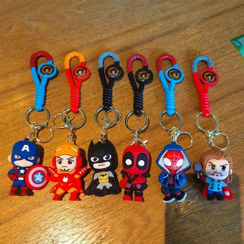 Superheroes Assemble 3D Keychain