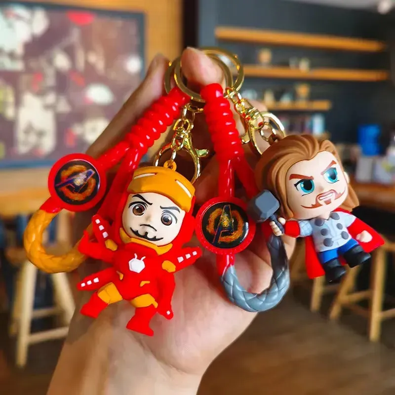 Superheroes Assemble 3D Keychain