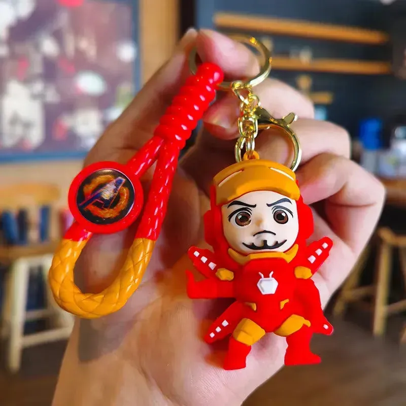 Superheroes Assemble 3D Keychain