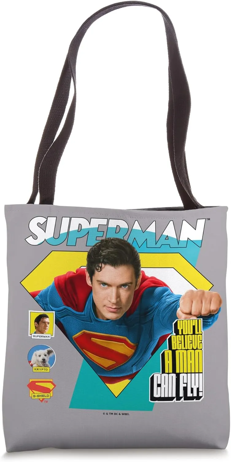 Superman (2025) Comic Flight Tote Bag