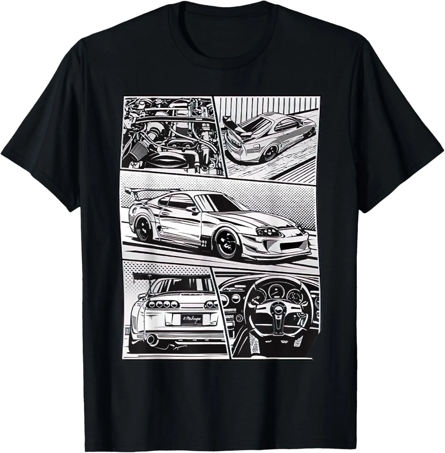 Supra JDM comic book, nice gift idea for men and women T-Shirt