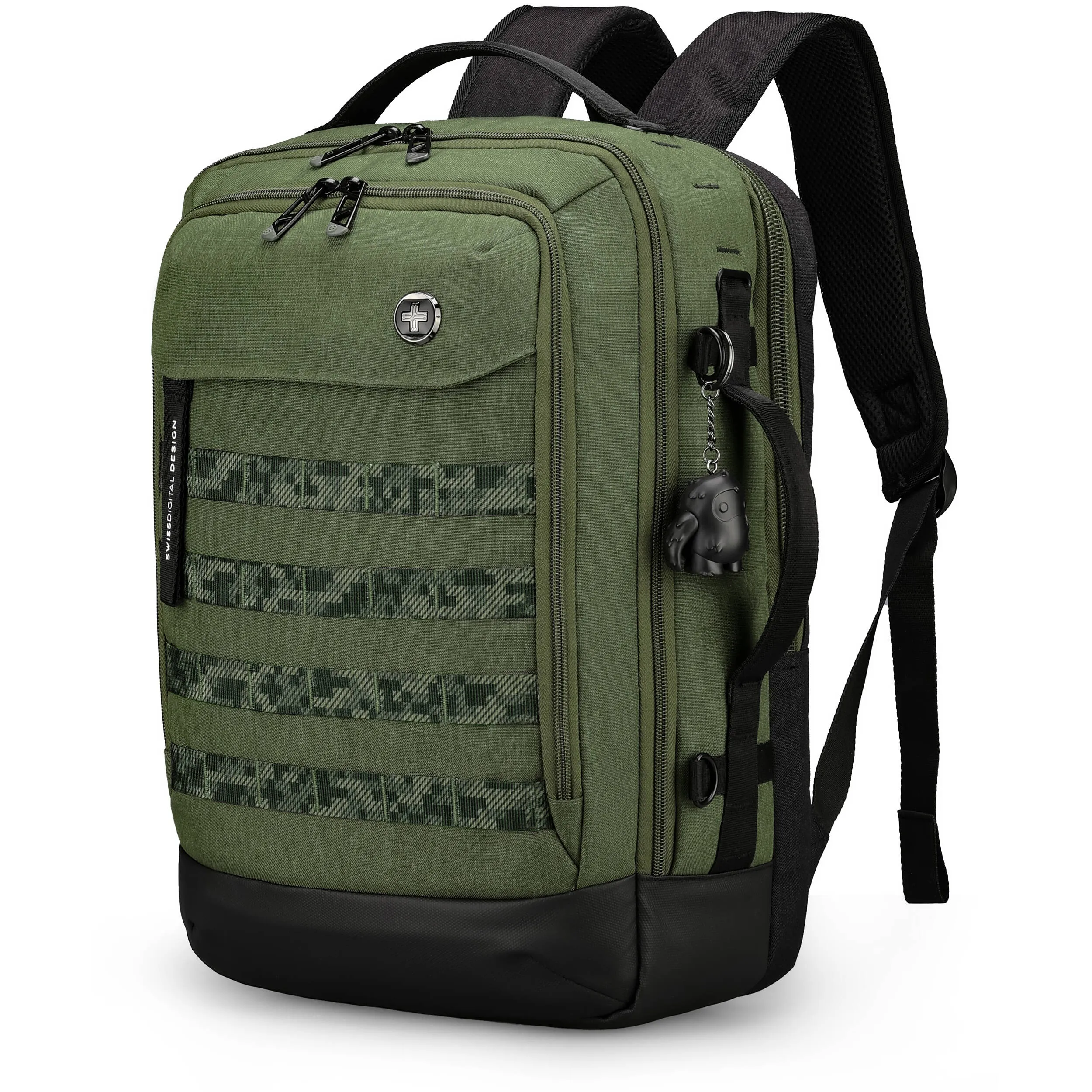 Swissdigital BERG L Backpack (Dark Green, 24L)