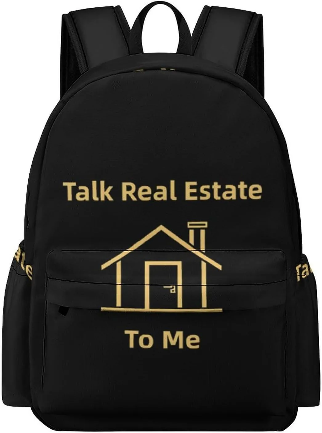 Talk Real Estate To Me Travel Hiking Laptop Backpack for Men Women Camping Gym Backpacks Casual Bag