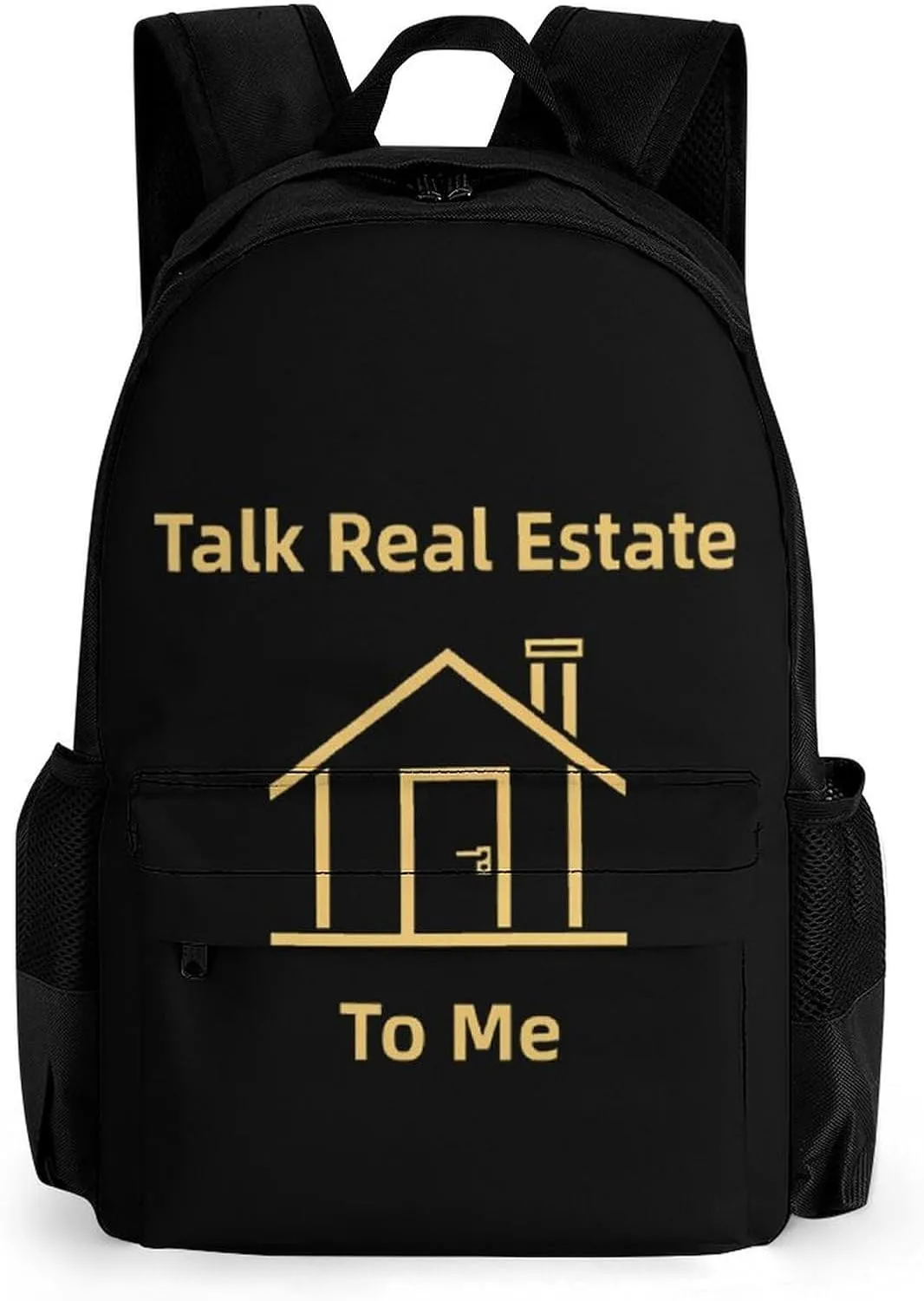 Talk Real Estate to Me Travel Laptop Backpack for Men Women Casual Basic Bag Hiking Backpacks Work
