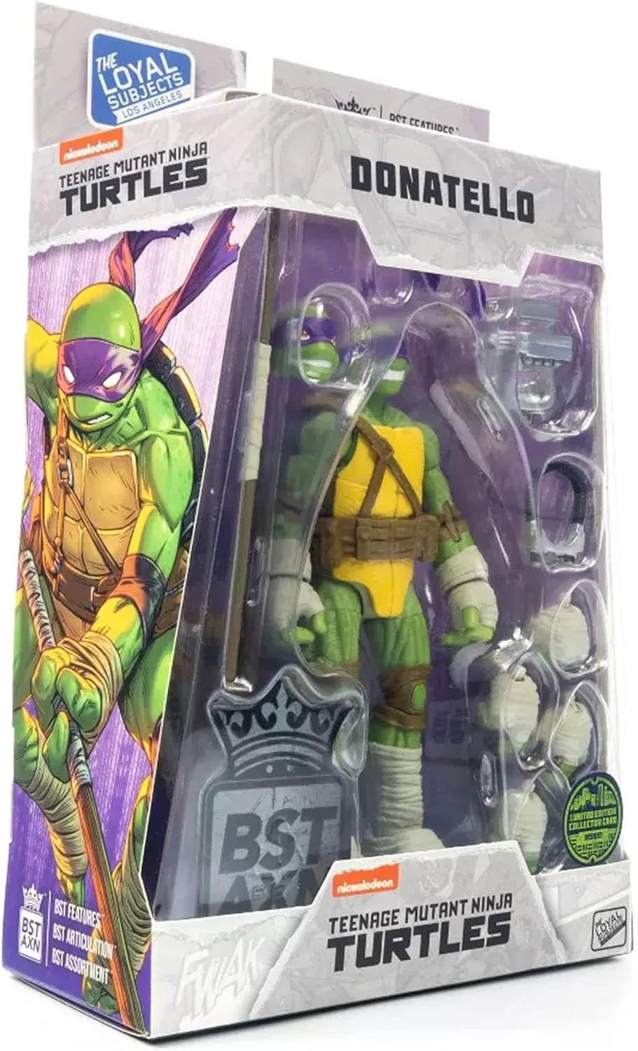 Teenage Mutant Ninja Turtles BST AXN Donatello IDW Inspired Comic Heroes 5-inch Action Figure