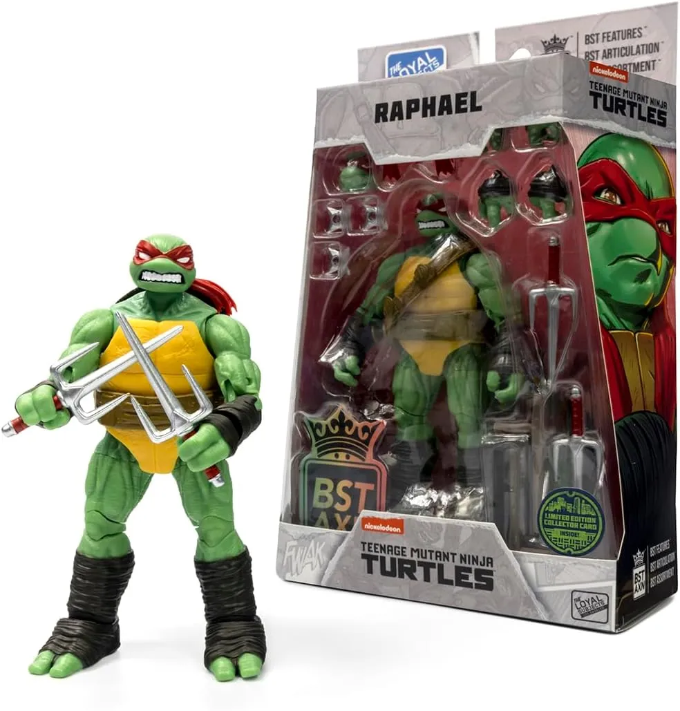 Teenage Mutant Ninja Turtles BST AXN Raphael IDW Inspired Comic Heroes 5-inch Action Figure