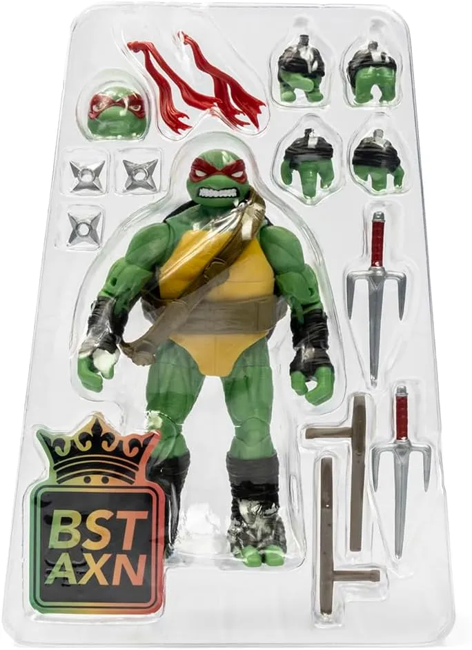 Teenage Mutant Ninja Turtles BST AXN Raphael IDW Inspired Comic Heroes 5-inch Action Figure