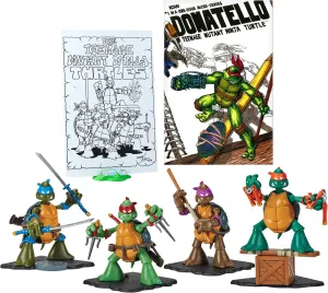 Teenage Mutant Ninja Turtles: Original Sketch Collector Figure with Comic Book by Playmates Toys