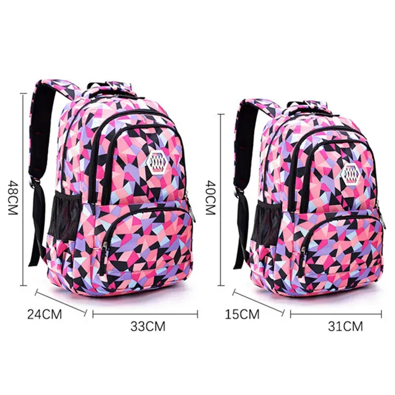 Teenagers School Bags for Girls Schoolbag Large Capacity Boys Printing School Backpack Set Rucksack Bag pack Kids Cute Book Bags