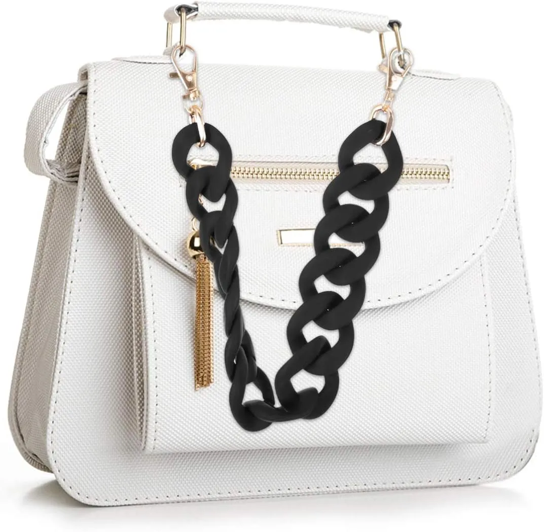 TENDYCOCO Chain Strap Bag Hanging Strap Purse Chain Bag Shoulder Chain Fashion Bag Chain Creative Handbag Chain Tote Bag Straps DIY Bag Straps Handbag Replacements Chain Bag Handle Chain