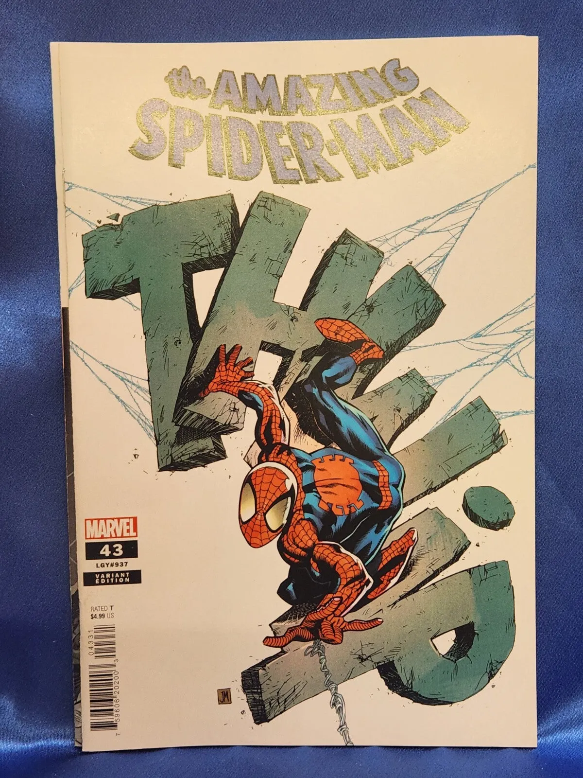 The Amazing Spider-Man #43 Justin Mason Variant Cover 2024