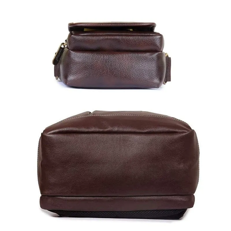 THE CLOWNFISH Combo Of Fredrick 27 liters Faux Leather 15.6 inch Laptop Backpack (Hickory) Dark Brown Women's Wallet
