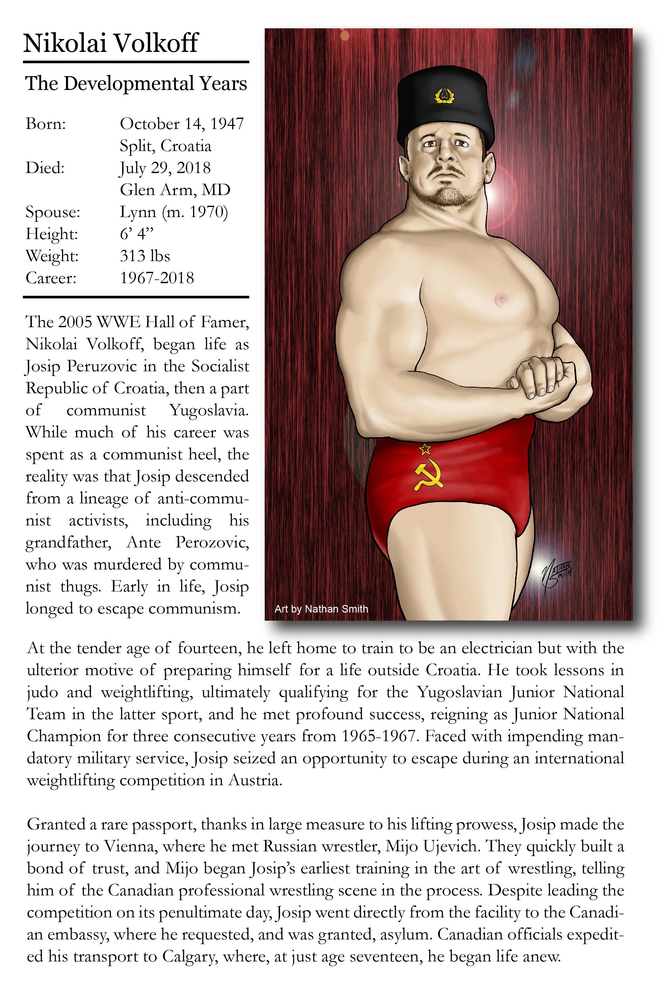 The Comic Book Encyclopedia of Pro Wrestling - Volume 1