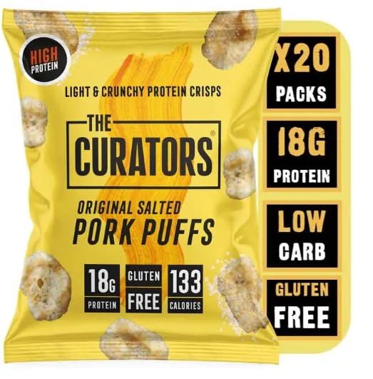 The Curators Pork Puffs 20x25g