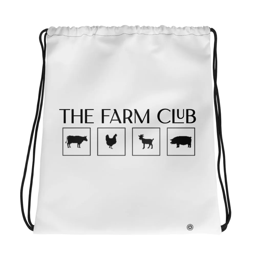 The Farm Club Drawstring Bag