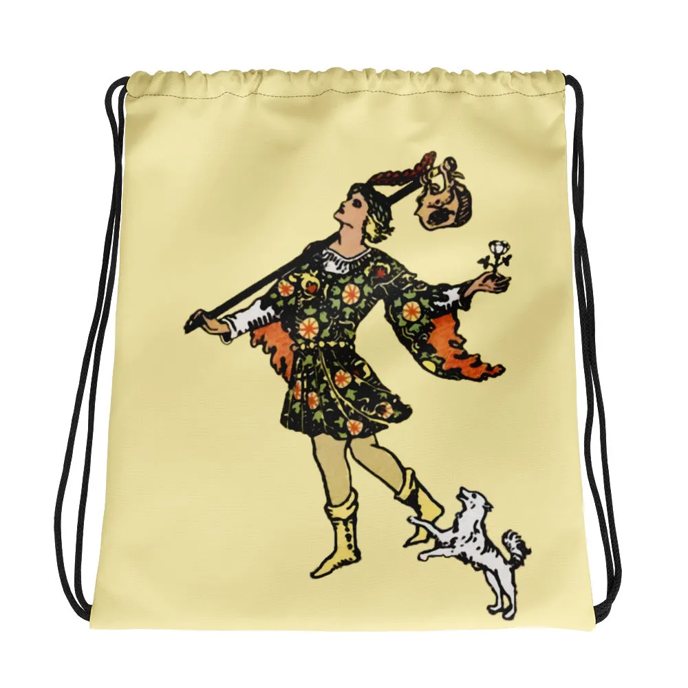 The Fool Card Drawstring Bag