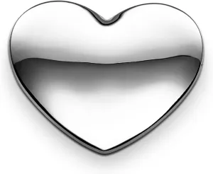 The Heart Car Badge Emblem in Chrome