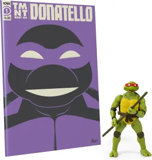 The Loyal Subjects Teenage Mutant Ninja Turtles Best of Donatello 100-Page Comic Book & Donatello BST AXN 5-inch Action Figure Set