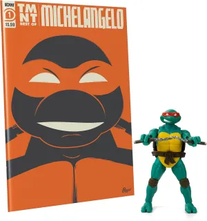 The Loyal Subjects Teenage Mutant Ninja Turtles Best of Michelangelo 100-Page Comic Book & Michelangelo BST AXN 5-inch Action Figure Set