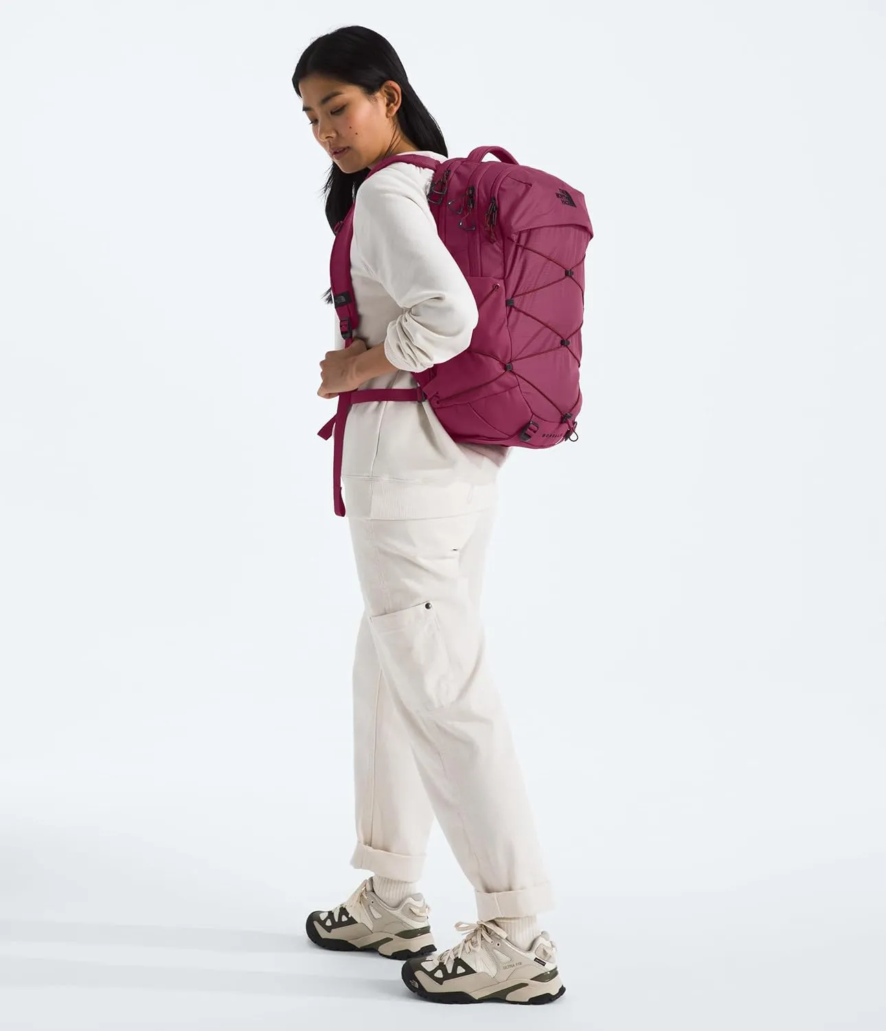 THE NORTH FACE Women's Borealis Commuter Laptop Backpack, Cyber Berry/Sumac, One Size