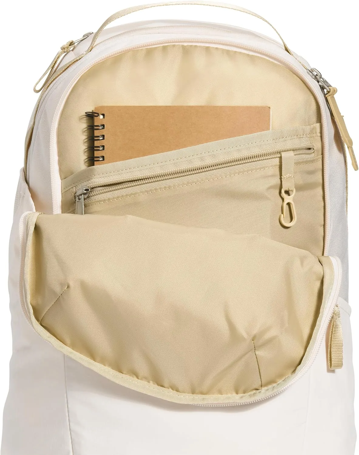 THE NORTH FACE Women's Isabella 3.0 Backpack, Gardenia White Dark Heather/Gravel-NPF, One Size