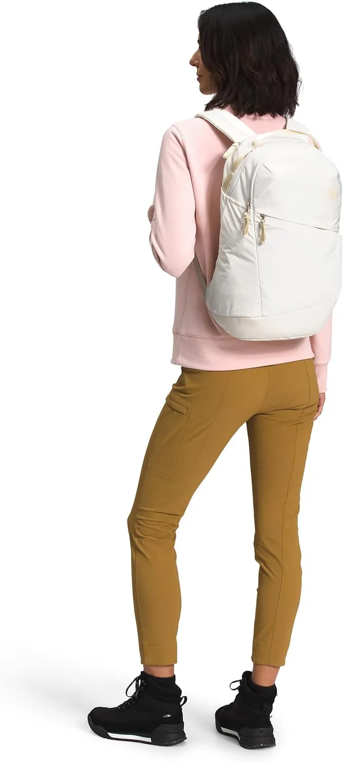 THE NORTH FACE Women's Isabella 3.0 Backpack, Gardenia White Dark Heather/Gravel-NPF, One Size