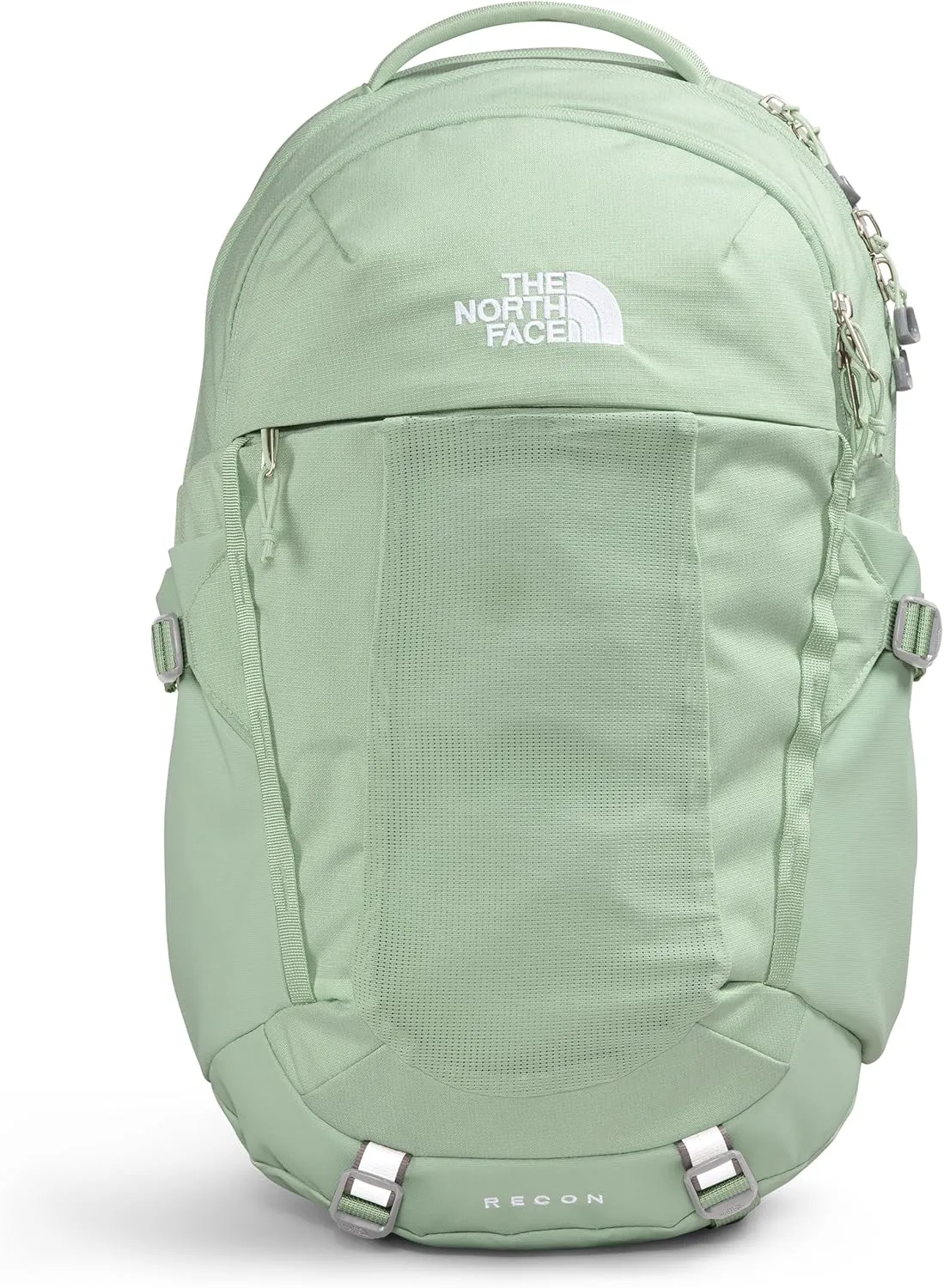 THE NORTH FACE Women's Recon Everyday Laptop Backpack - PFAS Free, Misty Sage Dark Heather/Meld Grey-NPF, One Size