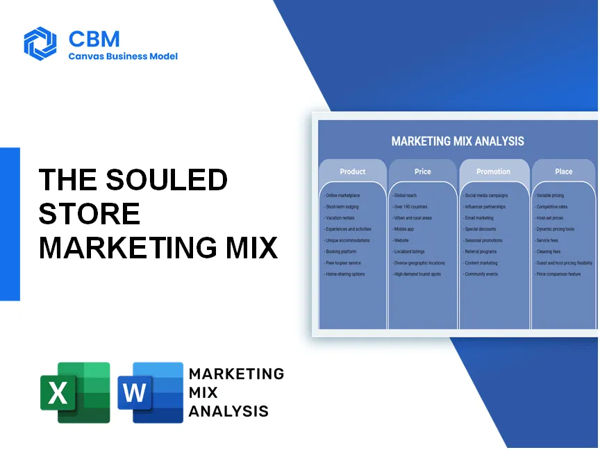 THE SOULED STORE MARKETING MIX