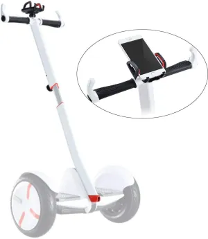 ToLanbbt Handlebar Extension Knee Bar for Segeay Ninebot Mini PRO with Phone Mount (White)