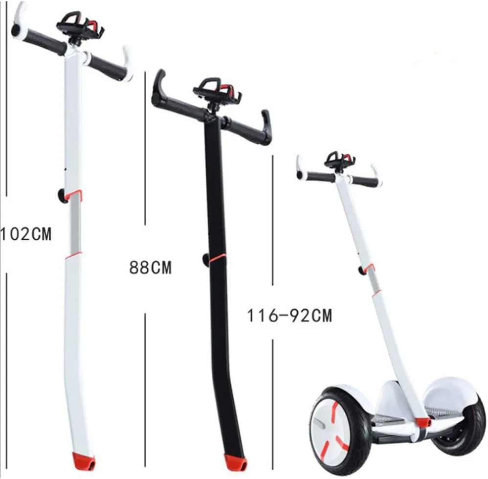 ToLanbbt Scooter Handle Adjustable Handlebar for Segway Ninebot Mini PRO with Phone Mount, Release Knee Pressure Hand Lever Control (Black)