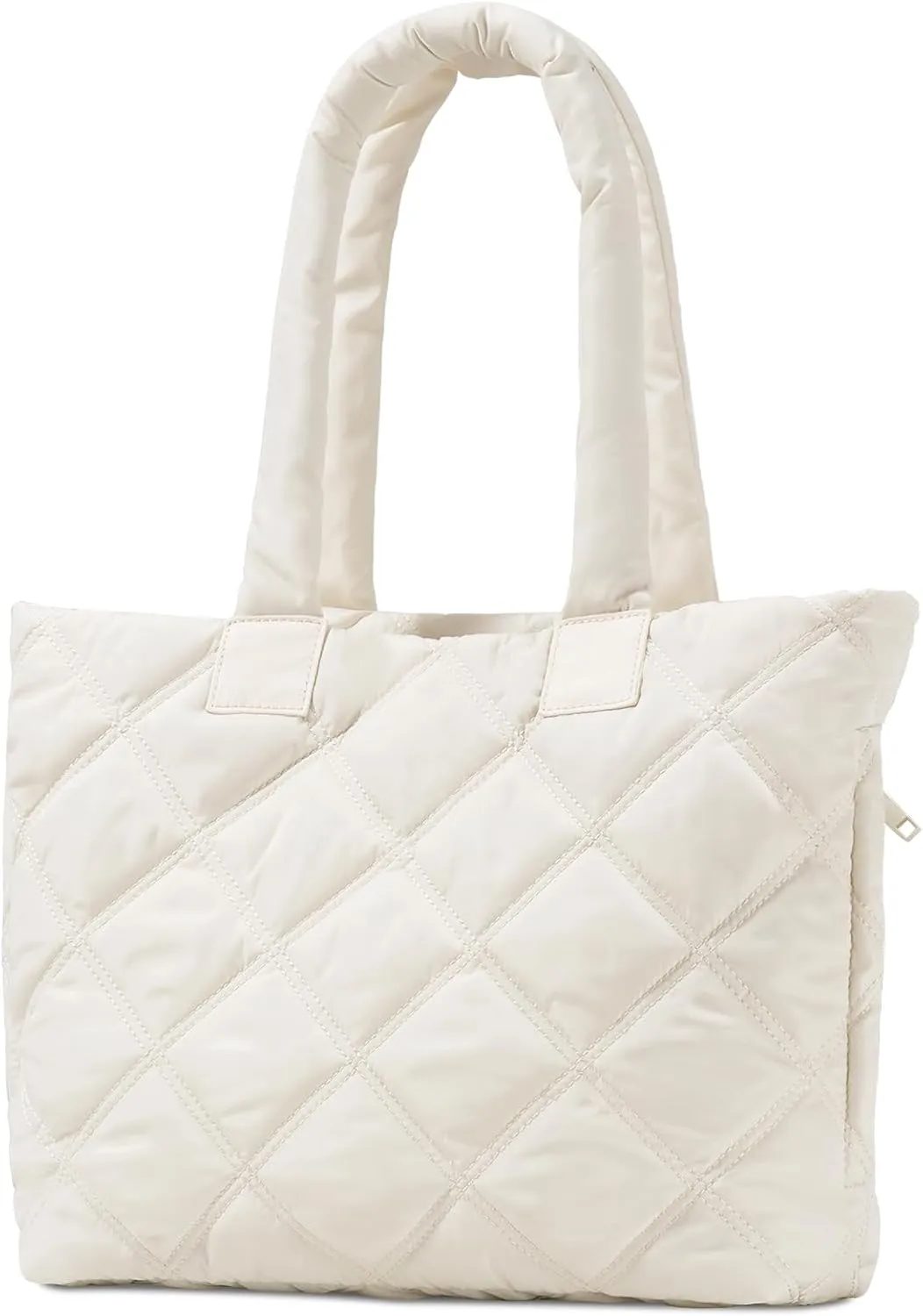 Tote Bag for Women, Puffer Bag with 15.6 Inch Compartment and Multi Pocket for Travel, Work, Gym