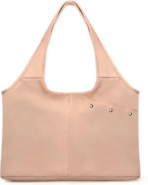 Tote Bag for Women with Wet Umbrella Compartment 13.3” Laptop Sleeve Zipper Shoulder Purse for Work/Shopping/Nursing