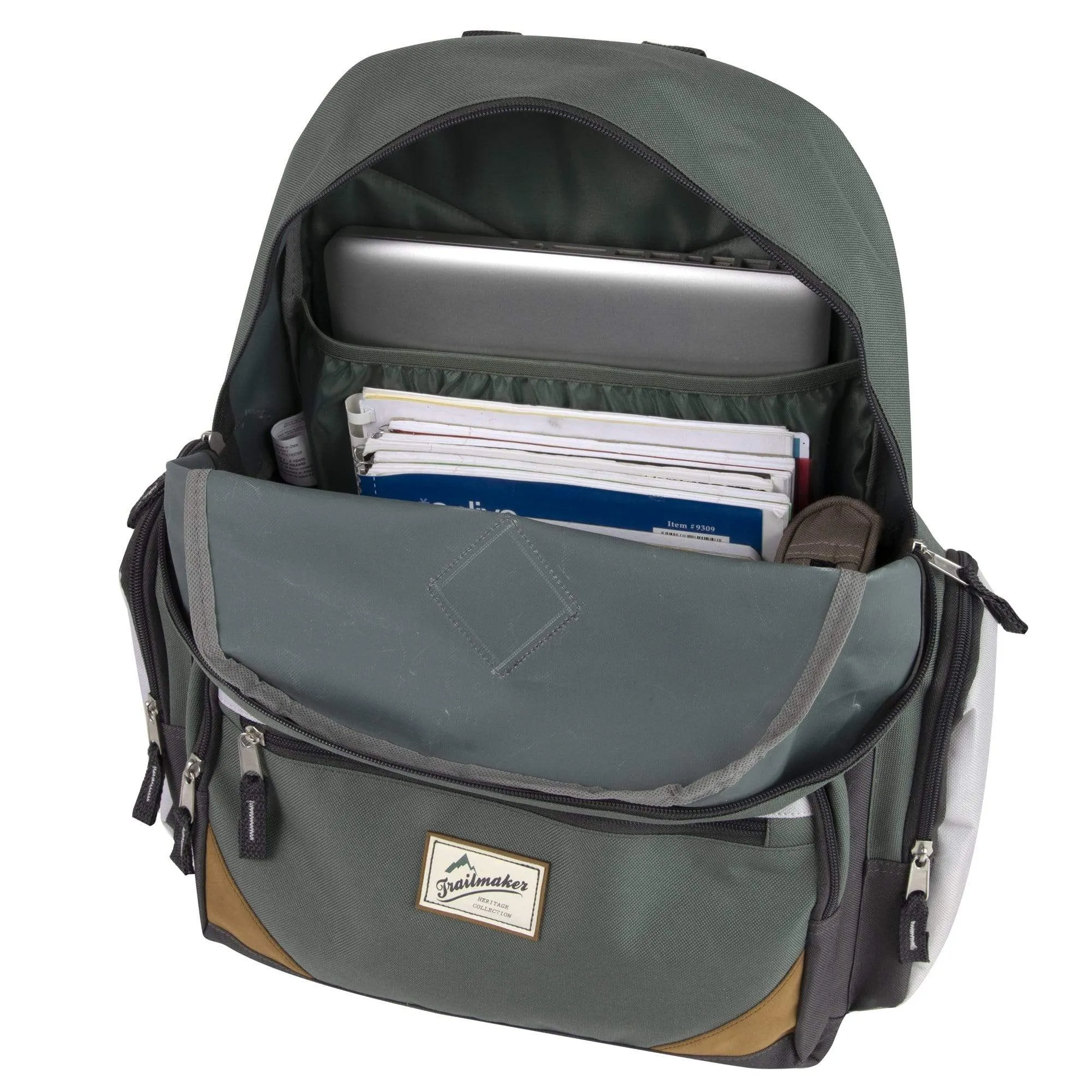Trailmaker Duo Compartment Backpack w Laptop Sleeve 19"