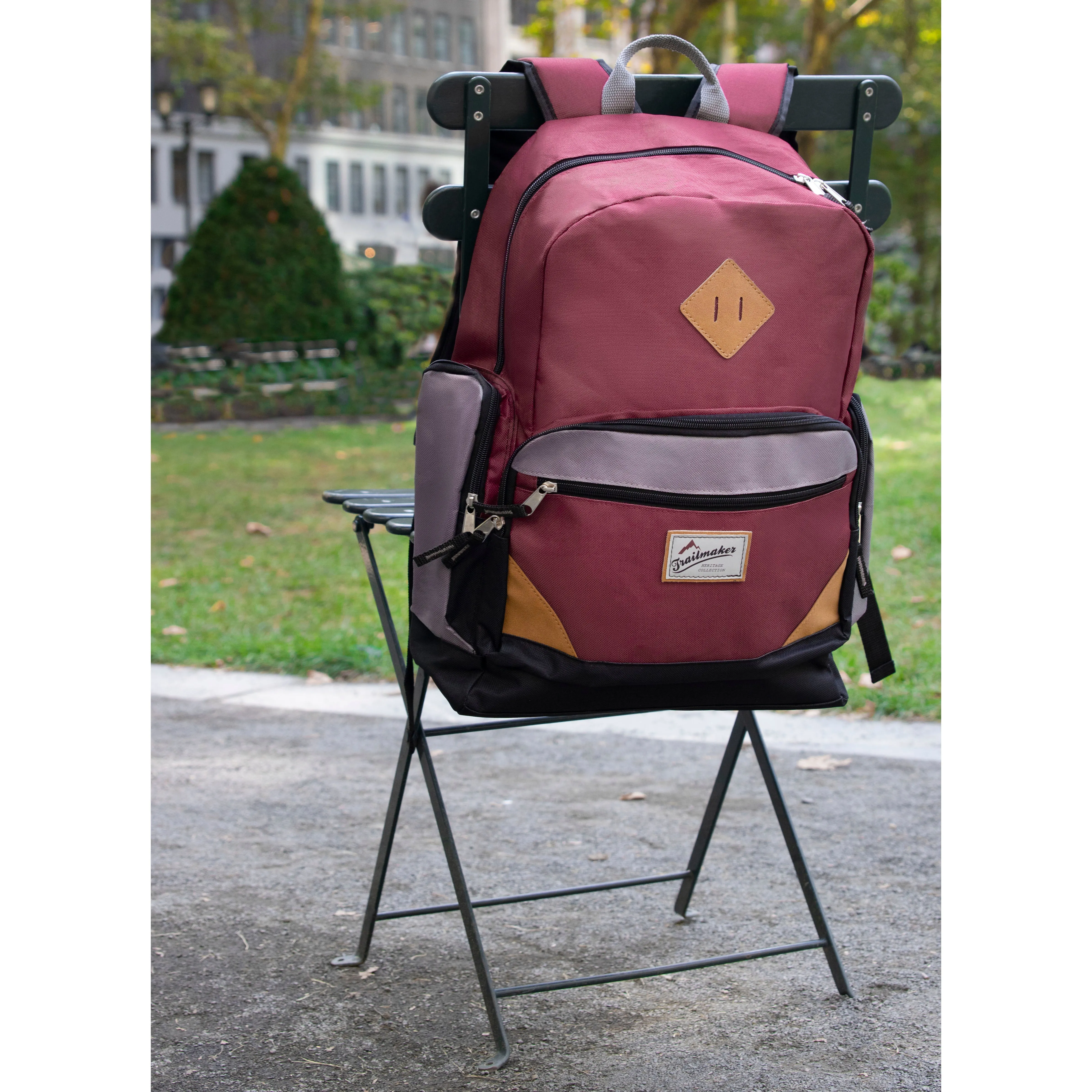 Trailmaker Duo Compartment Backpack w Laptop Sleeve 19"