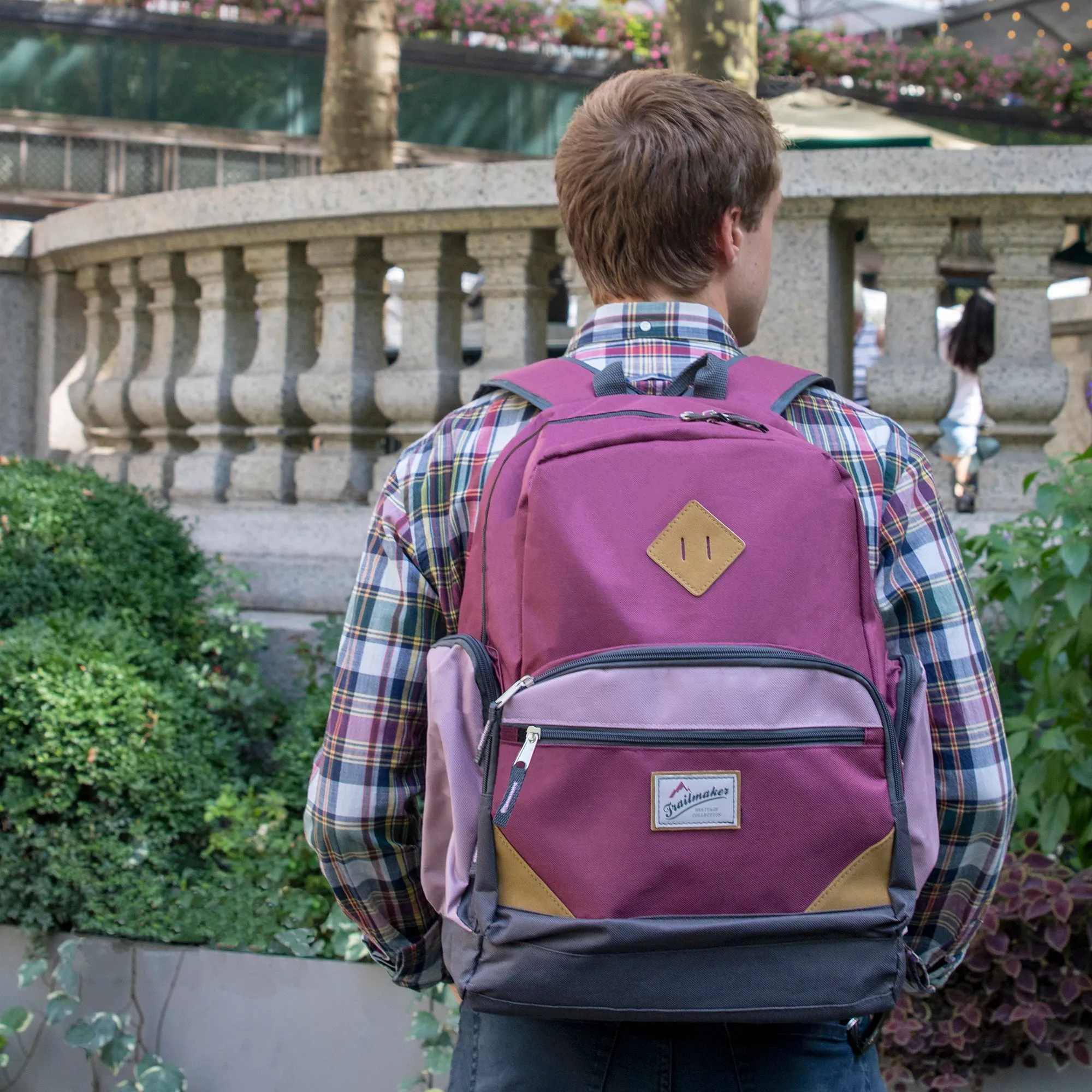Trailmaker Duo Compartment Backpack w Laptop Sleeve 19"