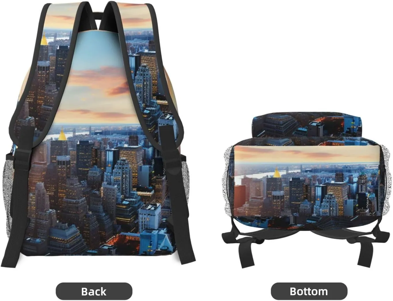 Travel Backpack for Women Carry on Backpack New York City Skyline Lightweight Laptop Backpack for Men