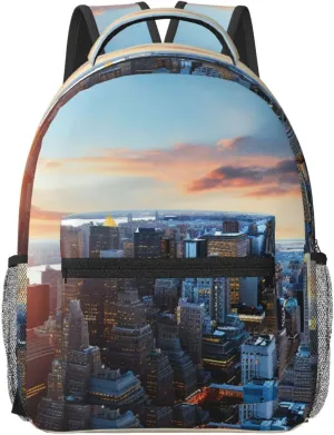 Travel Backpack for Women Carry on Backpack New York City Skyline Lightweight Laptop Backpack for Men