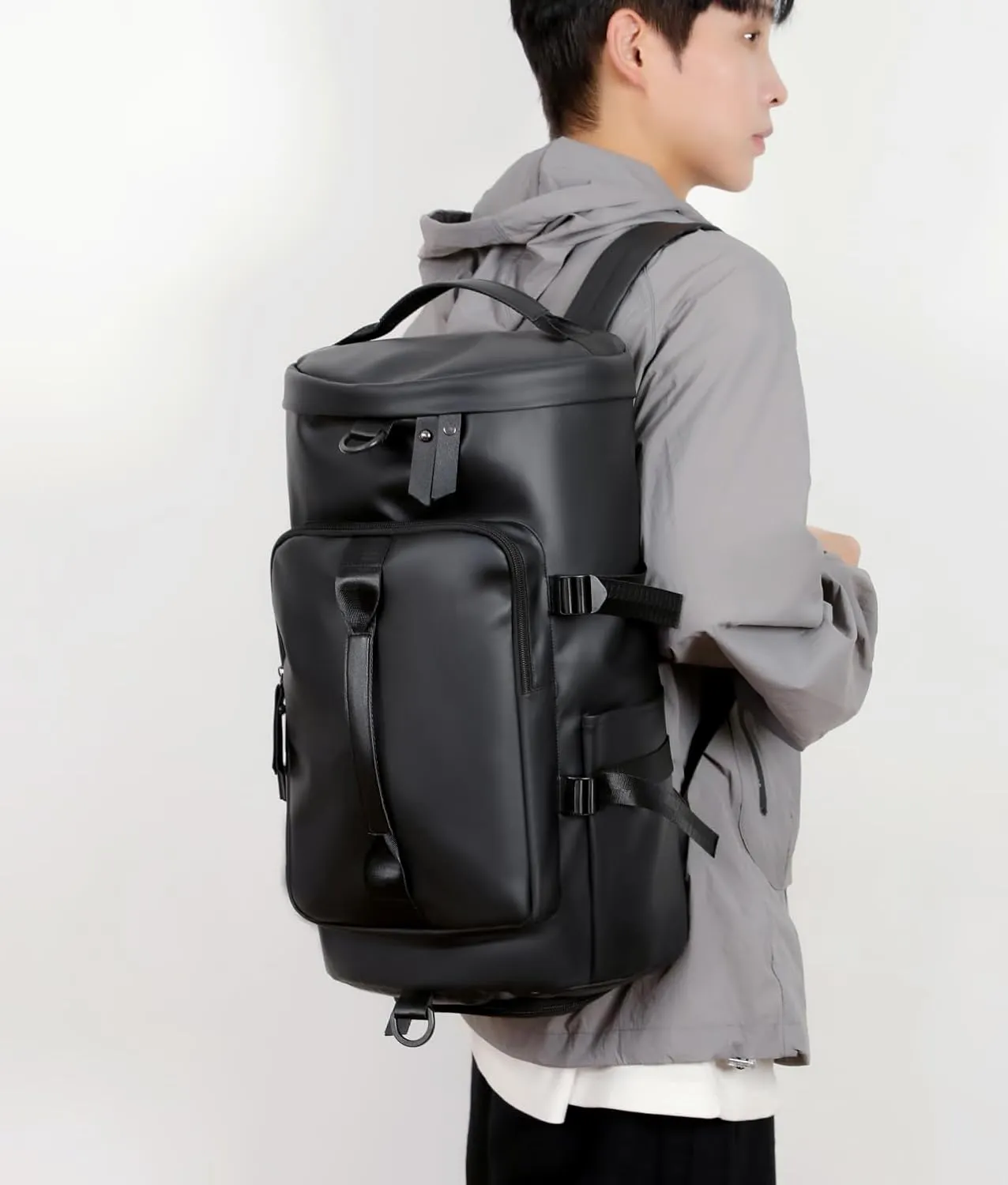Travel Backpack for Women Men, Carry on Backpack, Laptop Backpack Flight Approved, Personal Item Travel Bag Nurse Bag Casual Daypack Weekender Business Trip, Black
