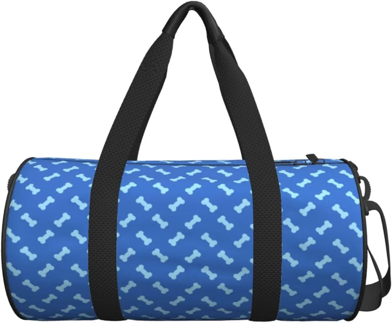 Travel Duffle Bag for Men Women, Bones Blue Duffle Bags for Sport Gym Overnight Luggage