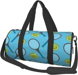 Travel Duffle Bag for Men Women, Tennis Ball Racket Duffle Bags for Sport Gym Overnight Luggage