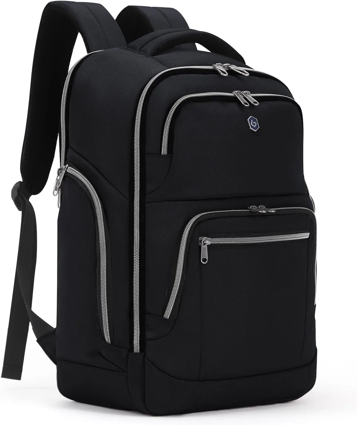 Travel Laptop Backpack, Business Anti Theft Sturdy Work Bag with USB Charging Port, Airplane Approved College Computer Bag Gifts for Men & Women, Fits 15.6 Inch Notebook