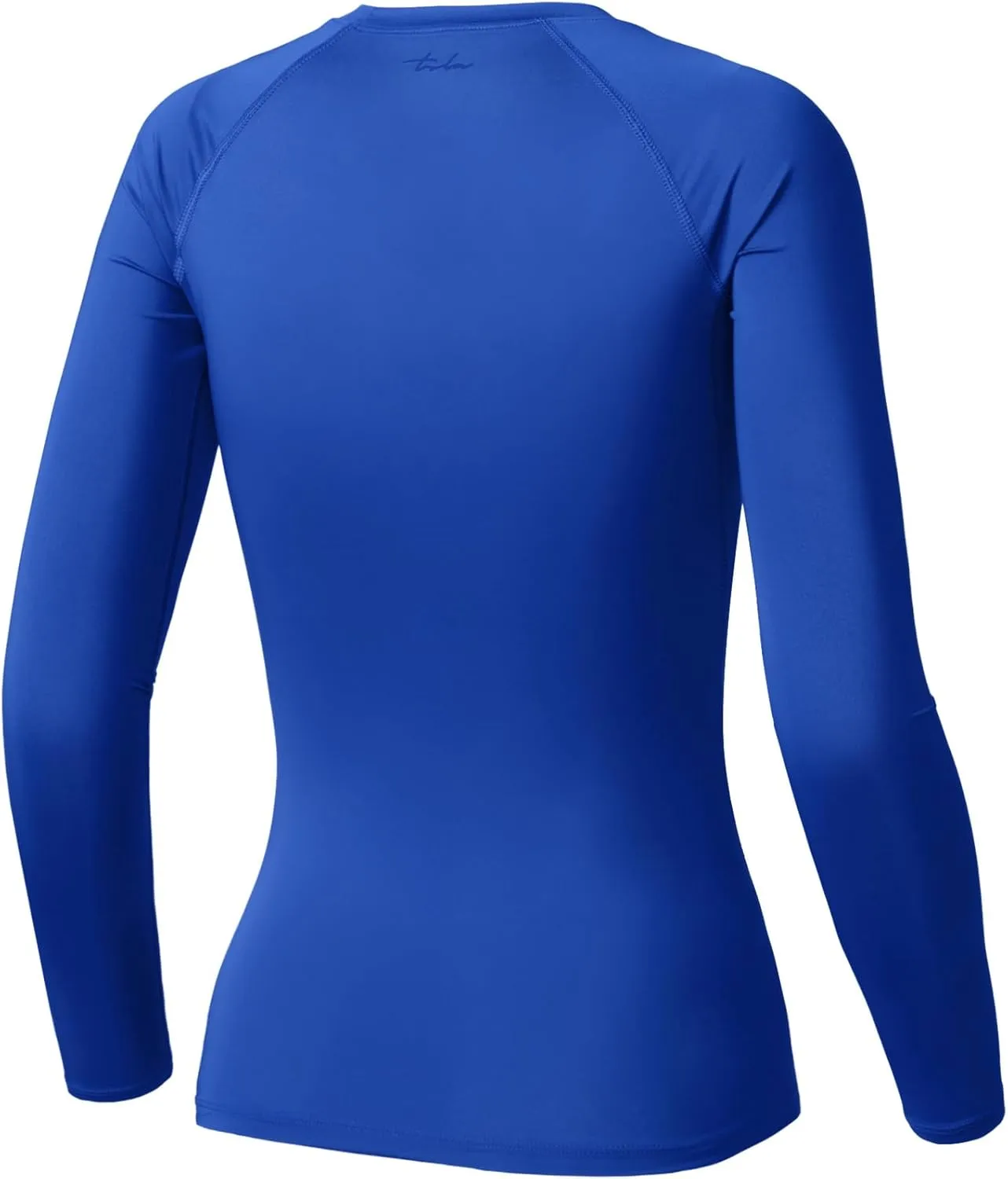 TSLA Women's Sports Compression Shirt, Cool Dry Fit Long Sleeve Workout Tops, Athletic Exercise Gym Yoga Shirts