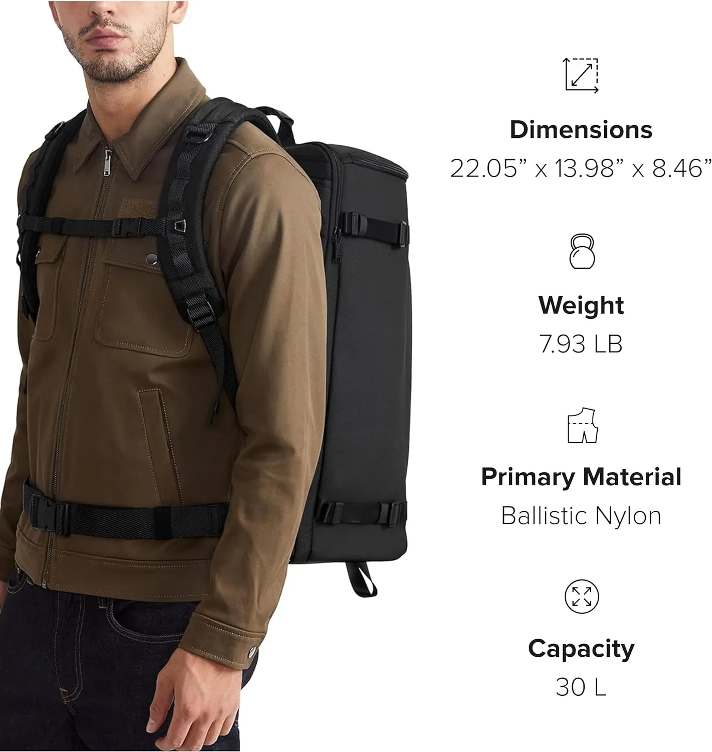 TUMI - Alpha Bravo Endurance Backpack - Large Travel Laptop Backpack - 22.0" X 14.0" X 8.5" - For 17"