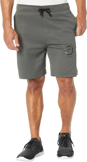 UFC Basic 8" Workout Shorts – Fitness Wear for Men – 100% Polyester – Side Pockets – Sublimated Graphics