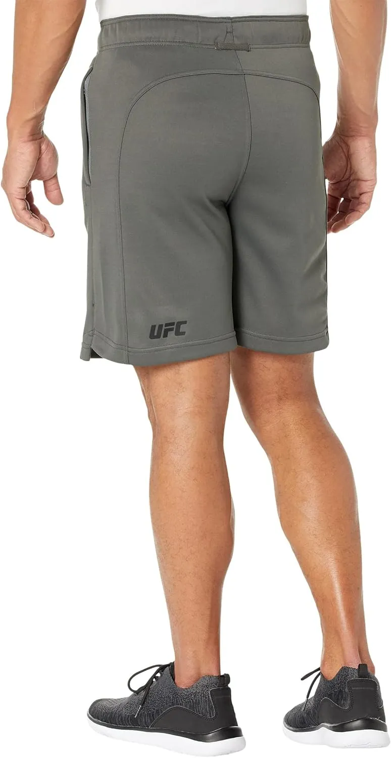 UFC Basic 8" Workout Shorts – Fitness Wear for Men – 100% Polyester – Side Pockets – Sublimated Graphics