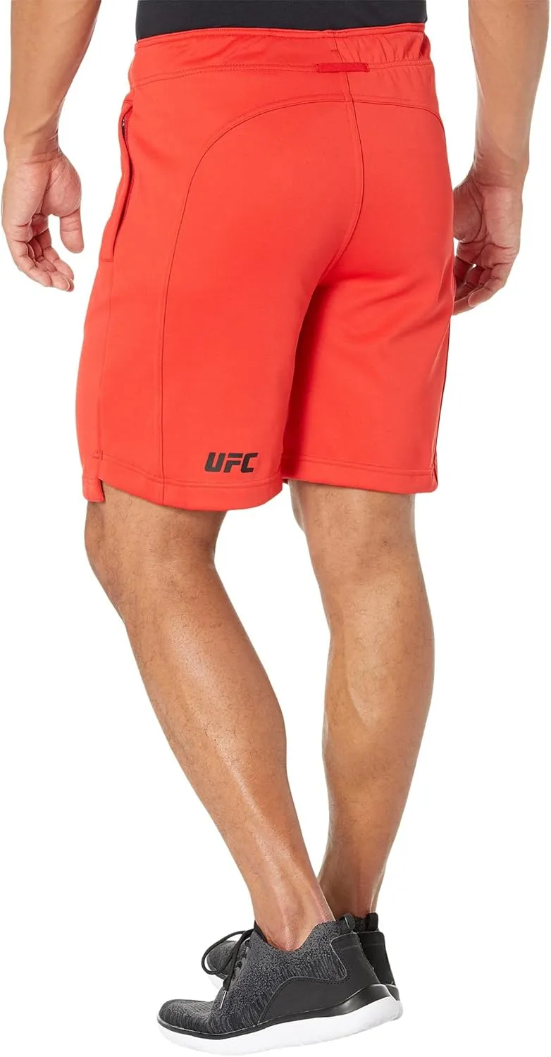 UFC Basic 8" Workout Shorts – Fitness Wear for Men – 100% Polyester – Side Pockets – Sublimated Graphics