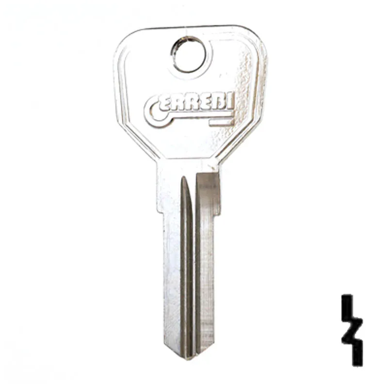 Uncut Key Blank | Piaggio Scooter | PGO1