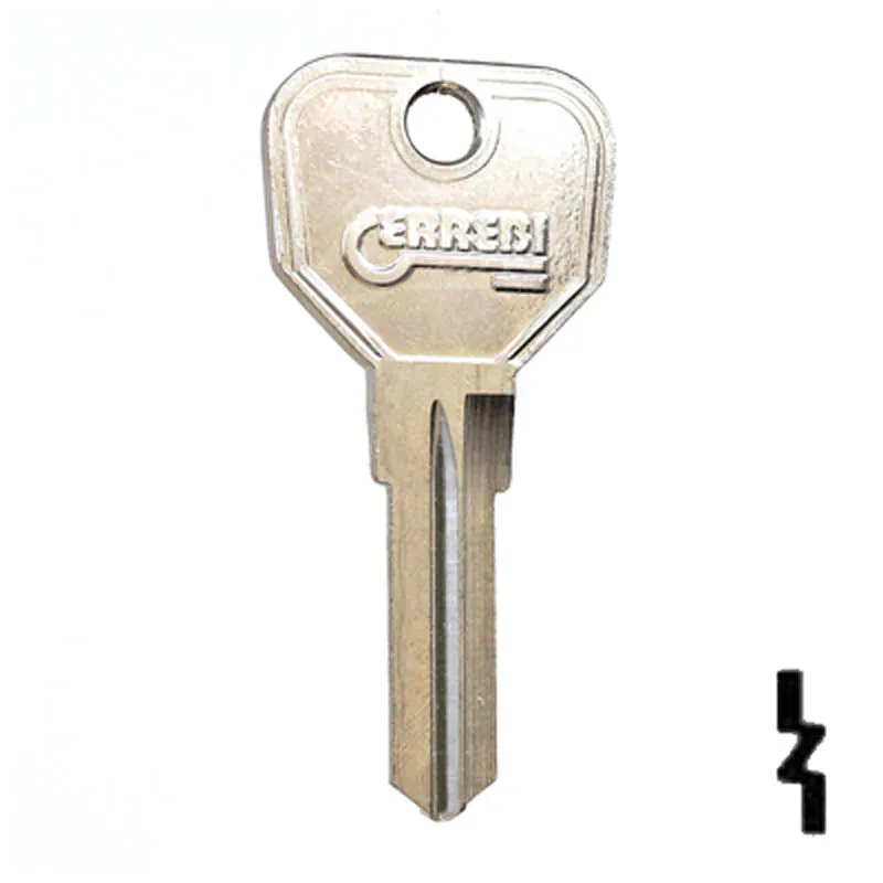 Uncut Key Blank | Piaggio Scooter | PGO1