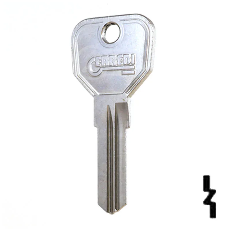 Uncut Key Blank | Piaggio Scooter | PGO1