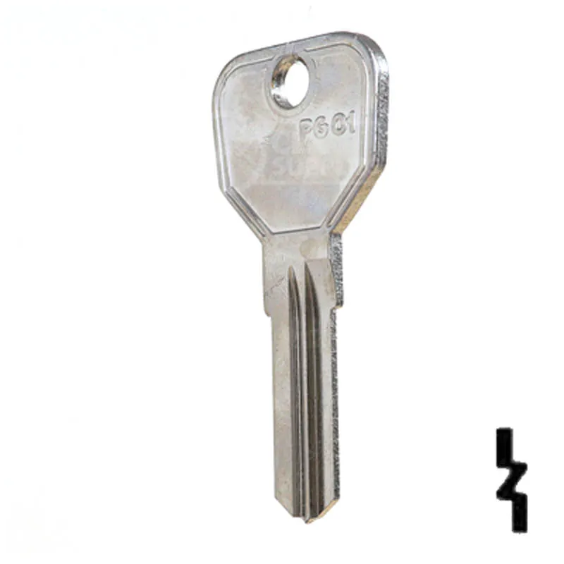 Uncut Key Blank | Piaggio Scooter | PGO1